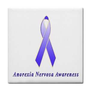  Anorexia Nervosa Awareness Ribbon Tile Trivet: Everything 