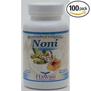  Raw Hawaiian Noni Capsules 100 count Health & Personal 