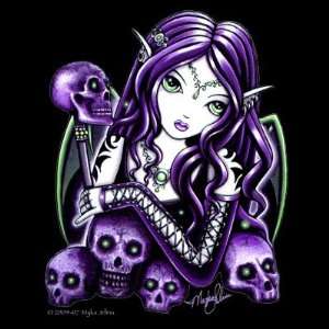  Belladonna Purple Skull Fairy Magnet