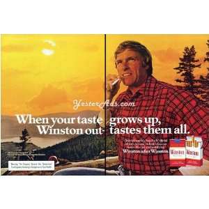  1980 Vintage Ad R.J. Reynolds Tobacco Co. Winston Filters 