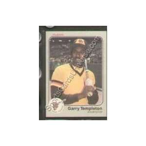  1983 Fleer Regular #373 Garry Templeton, San Diego Padres 
