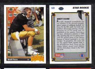   RC ROOKIE 1991 Upper Deck #13 Falcons Southern Miss Vikings Packers