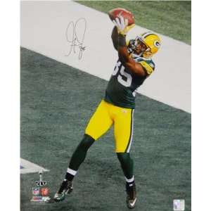  Greg Jennings Autographed/Hand Signed Packers SB XLV TD 