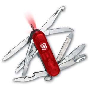  Victorinox Swiss Army Midnite Minichamp Multi Tool, Red 