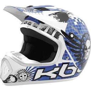  KBC Youth DRT X Monster Helmet   Youth Large/Blue 