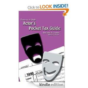 Actors Pocket Tax Guide Darlene A. Cypser  Kindle Store
