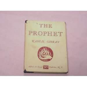  The Prophet by Kahlil Gibran 1960 Hardcover:  N/A : Books