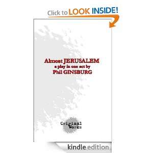   Jerusalem   a one act play Phil Ginsburg  Kindle Store