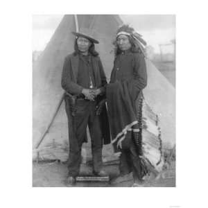  Oglala Chiefs Red Cloud and American Horse Shake Hands 