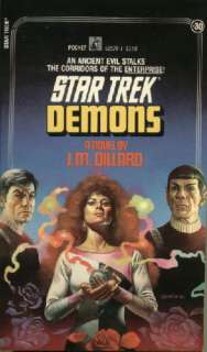 Star Trek Demons Paperback Book #30, UNREAD NEW  