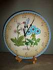 springfield large 12 number floral hummingbird clock battery operated 