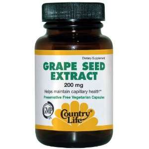   Seed Extract 200 mg 60 Vegicaps, Country Life