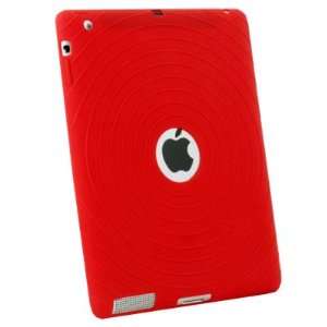  Red Silicone Case Cover for Apple iPad 2 Electronics