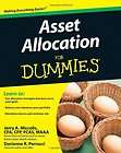 Asset Allocation Dummies Book  Dorianne Perrucci Jerry A. Miccolis 