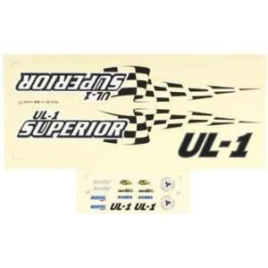  Aquacraft   Decal Sheet UL 1 Superior (R/C Boats) Toys 