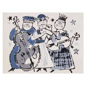 com Angel, c.1957 (Three Spirits Playing) Giclee Poster Print by Andy 