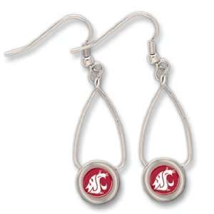  Washington State Cougars French Loop Earrings Sports 