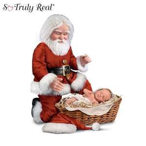   Christmas Santa And Baby Jesus Doll Set by Ashton Drake Toys & Games