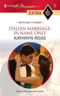   In Name Only by Kathryn Ross, Harlequin  NOOK Book (eBook), Paperback