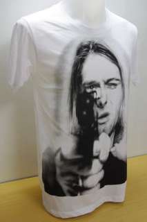 Kurt Cobain Nirvana Grunge Rock Alternativ e T Shirt .
