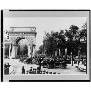 Reception of Prince of Udine,New York City  Passing Washington Arch 