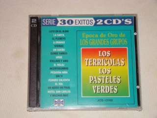 LOS TERRICOLAS Los Pasteles verdes EPOCA sealed x2 CD  