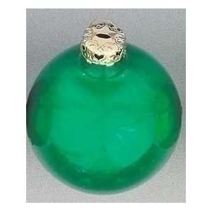  Pearl Green Glass Ball Christmas Ornament 4