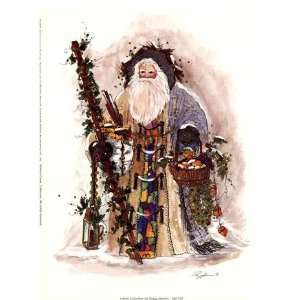  Peggy Abrams Father Christmas 6x8 Poster Print