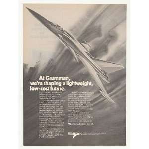  1978 Grumman Advanced Design Composite Aircraft Print Ad 