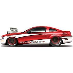   2006 Ford Mustang GT Pro Street 1:24 Custom Red: Toys & Games