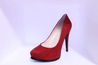 New Guess Pumps By Marciano Amazed Red Suede Size 7  