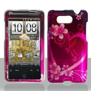  HTC Aria Purple Love Hard Case Snap on Cover Protector 