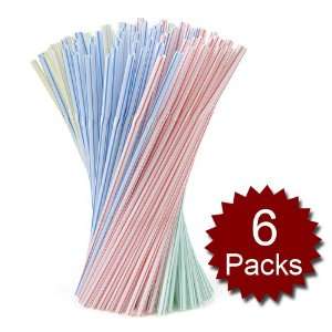 Price/6 Packs)Soton Drinking Straws, Flexible Straw 8.5, Box Packed 