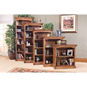  Kush Furniture Bear Creek 5 Shelf Single Bookcase in Dark 