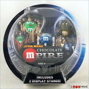 Star Wars Chocolate Mpire Queen Amidala C 3PO R2 D2 figures M&M sealed 