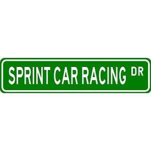  SPRINT CAR RACING Street Sign   Sport Sign   High Quality 