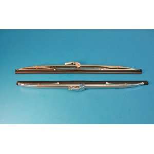  Chevy Windshield Washer Blades, Polished Stainless Steel 