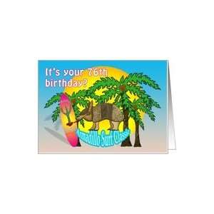  Aloha Surf 76th Birthday Card: Toys & Games