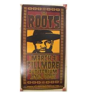    The Roots Poster Handbill Denver Colorado Fillmore 
