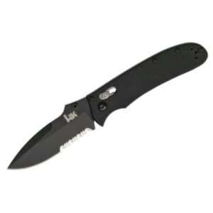  Heckler & Koch Knives 14210SBT Small Black Part Serrated 