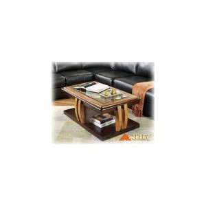   Cocktail Table   Urbandale   Two Tone Brown Finish: Home & Kitchen