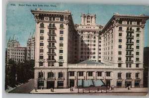 Old Postcard~Hotel UtahSalt Lake CityUT  