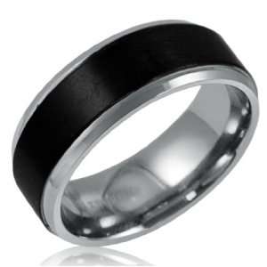   8mm Comfort Fit Titanium Wedding Band ( Ring Sizes 8 12 1/2) Jewelry