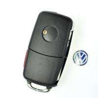   Blank Remote Flip Key Shell For VW 01 05 Passat Golf Keyless  