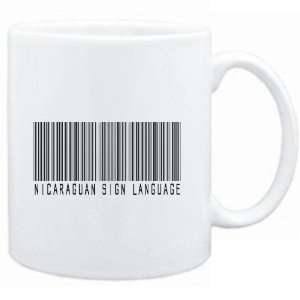 Mug White  Nicaraguan Sign Language BARCODE  Languages 