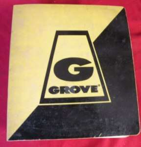 Grove Crane Parts Catalog Model RT760 Manual  