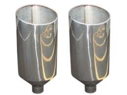 Pypes 16 Diesel Exhaust Stack Tips Stainless Pair  