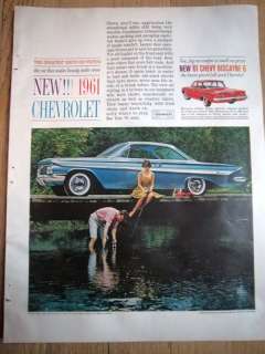 1961 Chevrolet Impala Sport Coupe Car Ad  