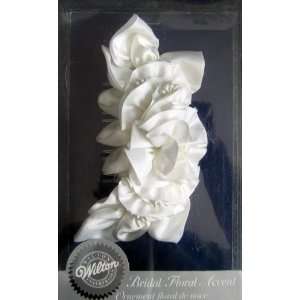  Wilton Bridal Floral Accent HAIR COMB HEAD PIECE w Silk 