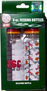 USC Trojans Baby 2 pk Bottle Set and Pacifier with Clip  